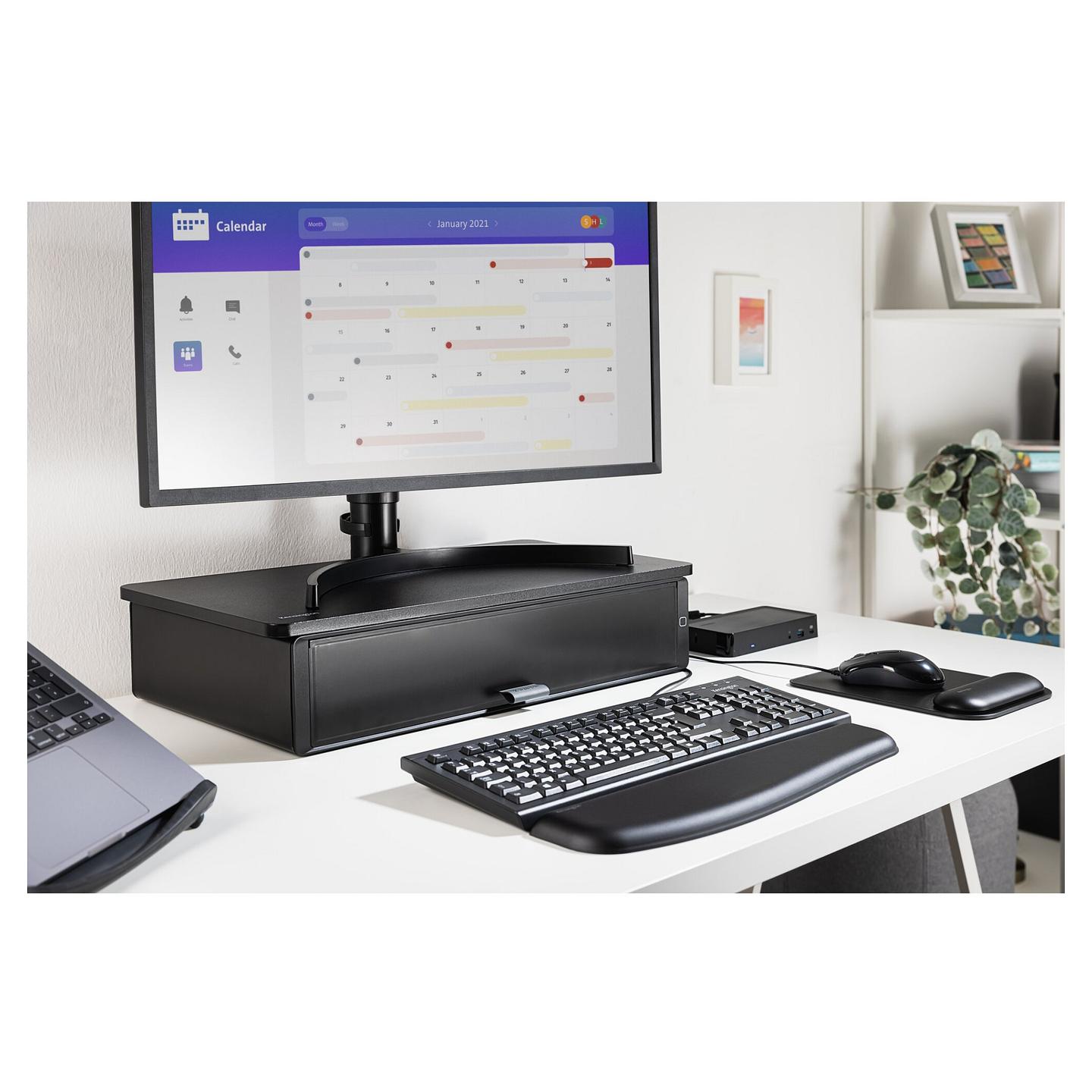 Mbështetëse për Kyçin e Dorës Kensington ErgoSoft për Tastierë Standarde, Gel, 445 × 101 × 15 mm – Zezë - 15