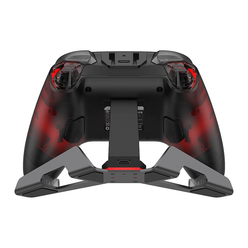 Kontroller Gaming GameSir Cyclone 2, TMR, RGB, Bluetooth, 2.4GHz, USB-C, Nintendo Switch, PC, Android, iOS – Zezë/Kuqe - 2