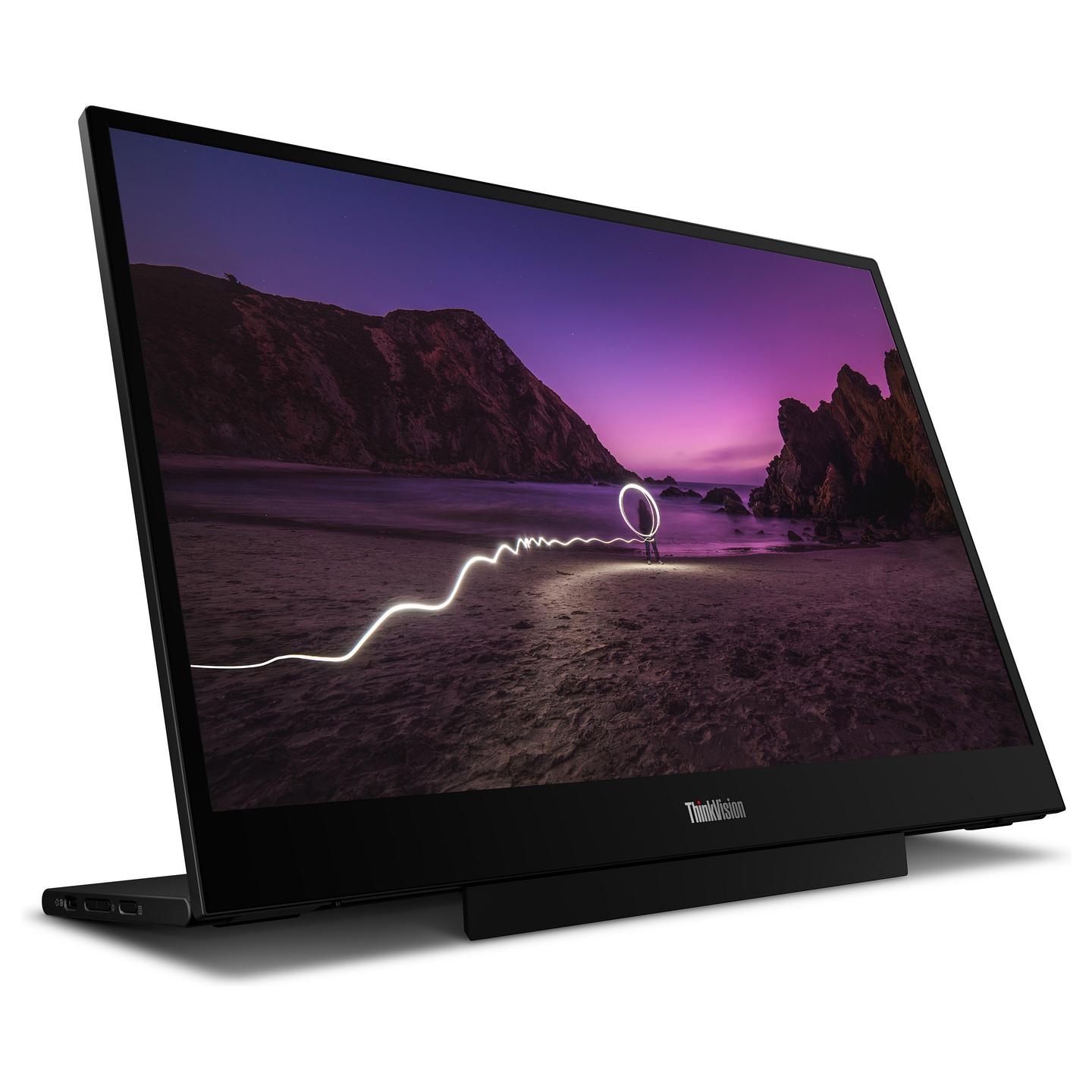Monitor Portativ Lenovo ThinkVision M16 / 16" / WUXGA IPS / 60Hz / 8ms / USB-C - Zezë - 2