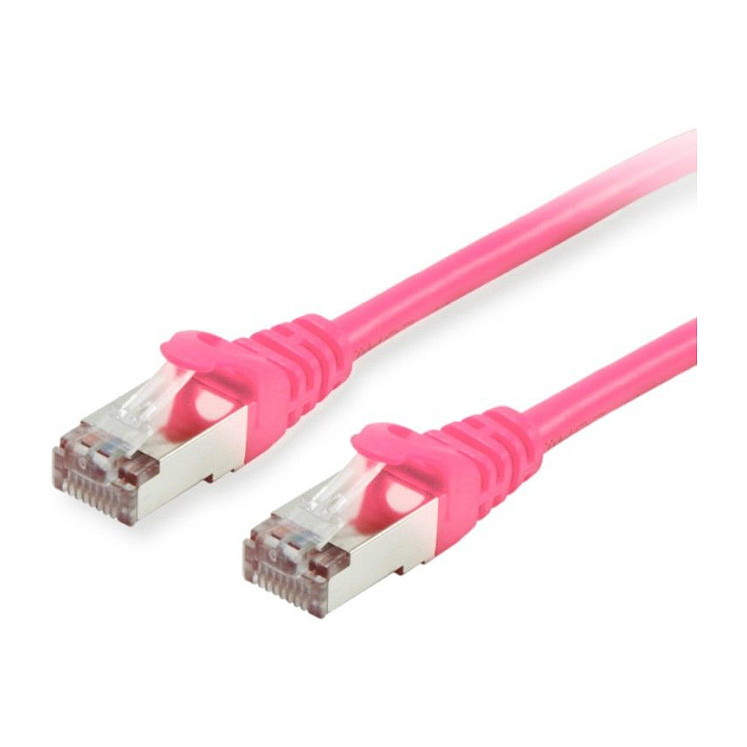 Kabllo për rrjet Equip Patch Cable / Cat6 / S/FTP / 2xRJ45 / 40.00m / LSZH – Rozë - 1