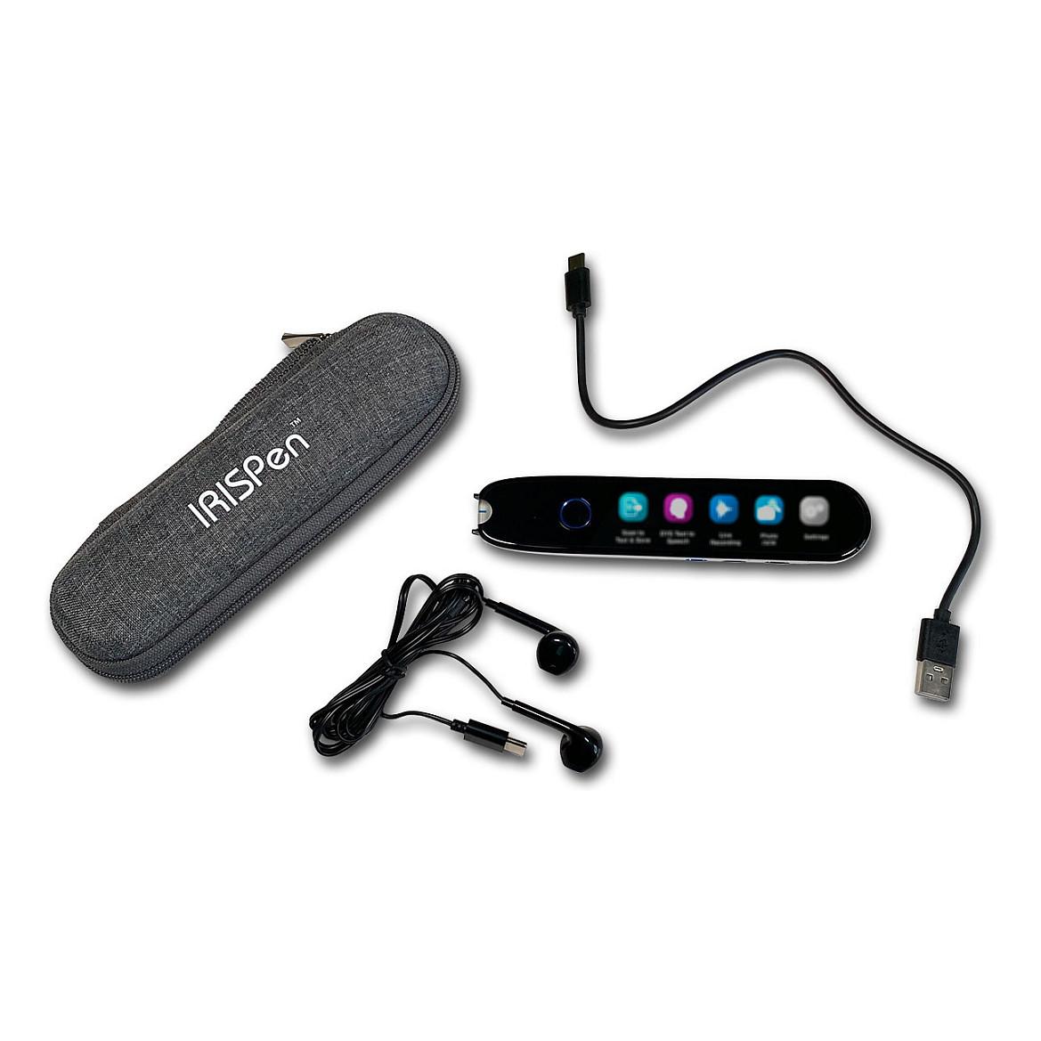 Skaner Dore I.R.I.S. IRISPen Reader 8 / Pen Scanner / OCR / 48 Gjuhë / Text-to-Speech / 16GB / SD / USB-C - Zezë - 1