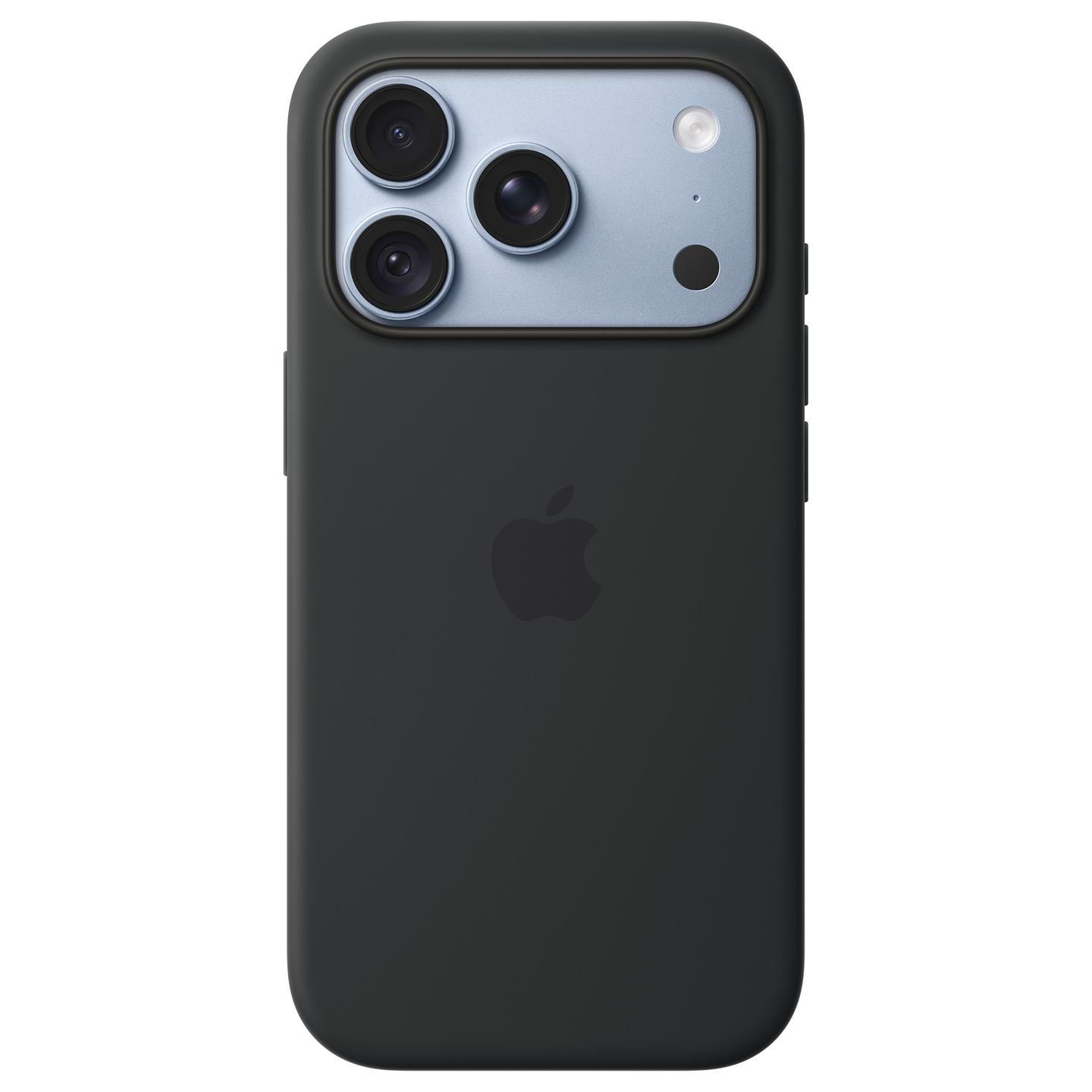 Case për Telefon Apple Silikon, MagSafe, iPhone 18 Pro - Black - 3