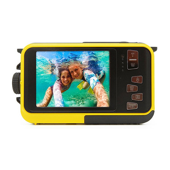 Kamerë digjitale Easypix GoXtreme Reef / 8MP / Full HD / Dual Screen / Waterproof 3m / Anti-Shake - Verdhë - 2