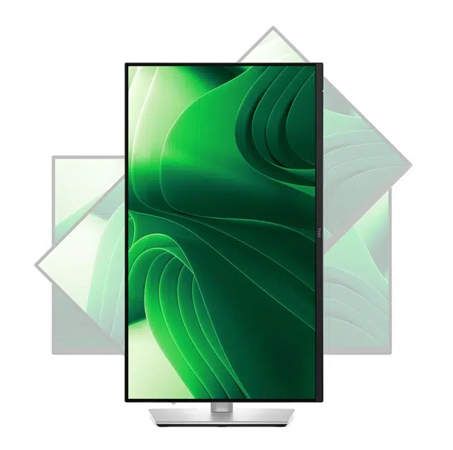 Monitor Dell P2425DE / 23.8"/ WQHD IPS / LED / 100Hz / 8ms / DisplayPort + HDMI + USB  - Zezë/Argjend - 3