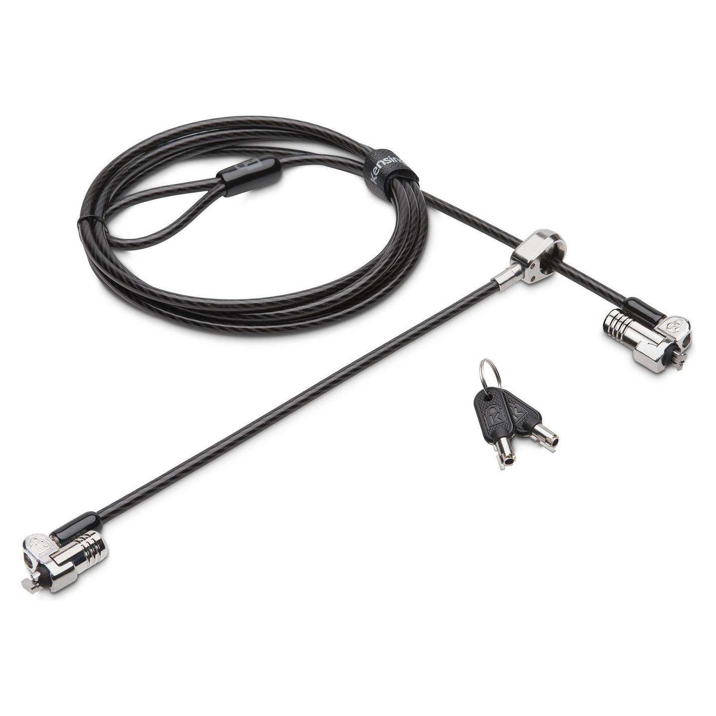 Bravë Sigurie për Laptop Kensington NanoSaver K64448WW, Kabllo 1.8m, Nano Security Slot, Çelës - Zezë