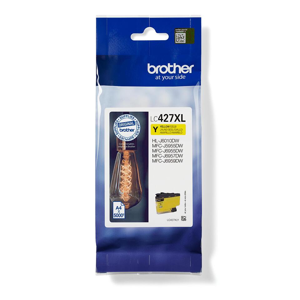 INK Brother LC-427XLY / LC427XLY / 5.000 faqe / XL – Verdhë