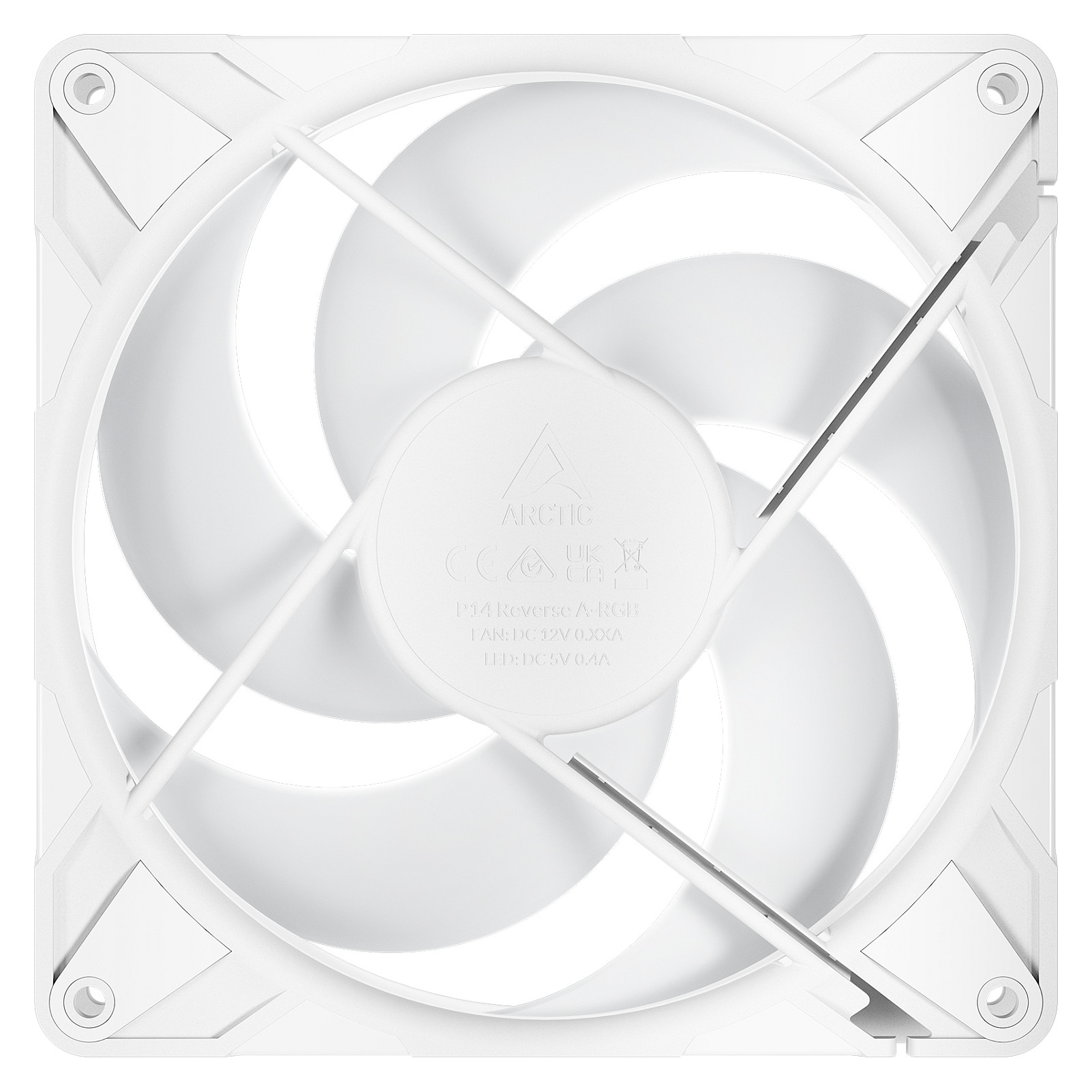 Ftohës për Kasë 140mm ARCTIC P14 Pro Reverse A-RGB 3-Pack – Bardhë - 5