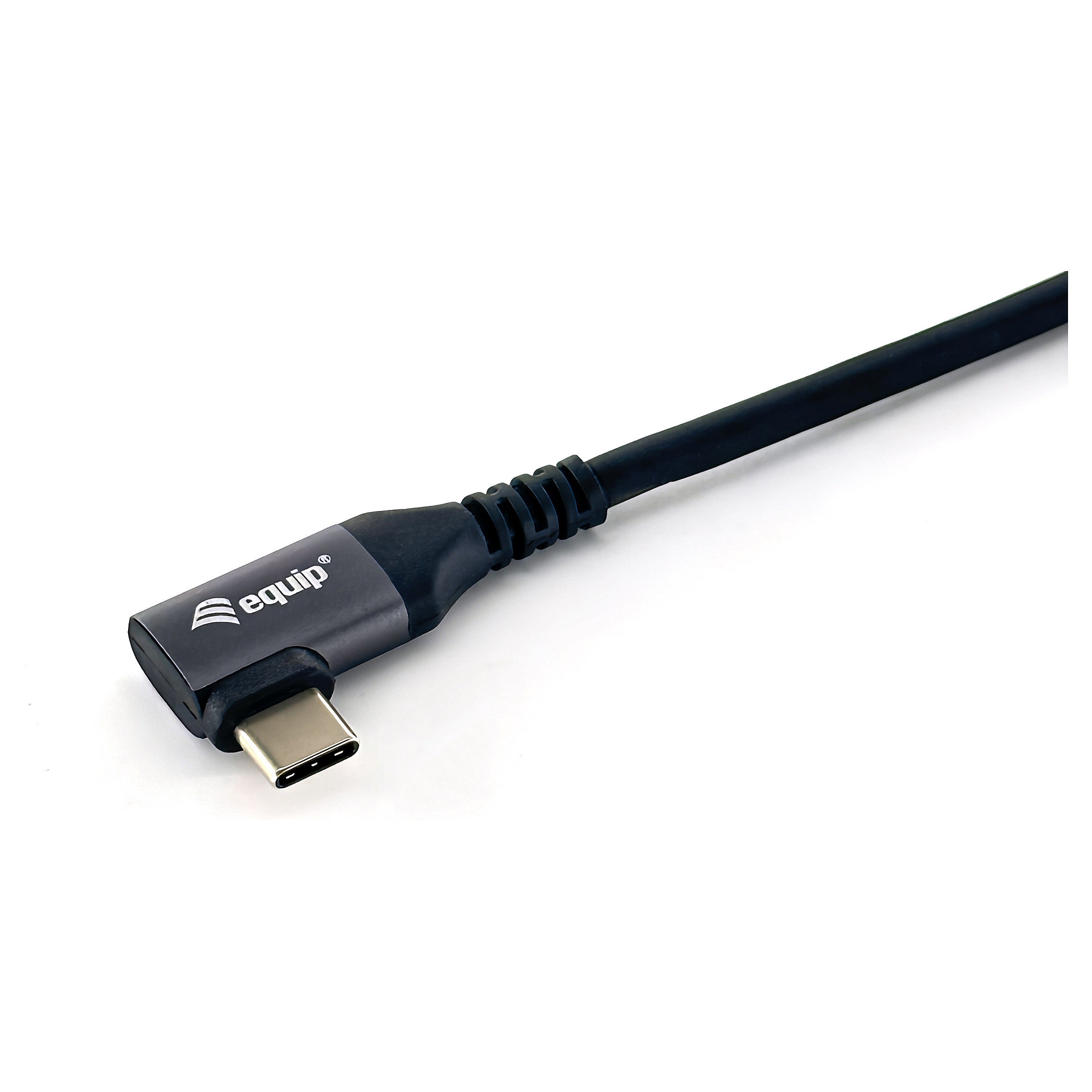 Kabllo Equip USB-C 2.0 & C wink. St/St 1.00m 5A 480Mbps / e zezë - 3