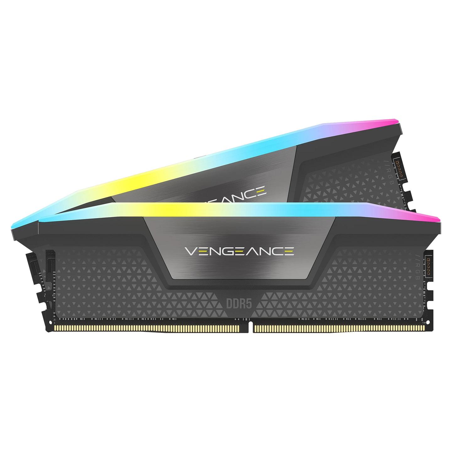 RAM Memorie DDR5 Corsair Vengeance RGB / 32GB (2x16GB) / DIMM / 6000MHz / CL36 / 288-pin - Zezë - 2