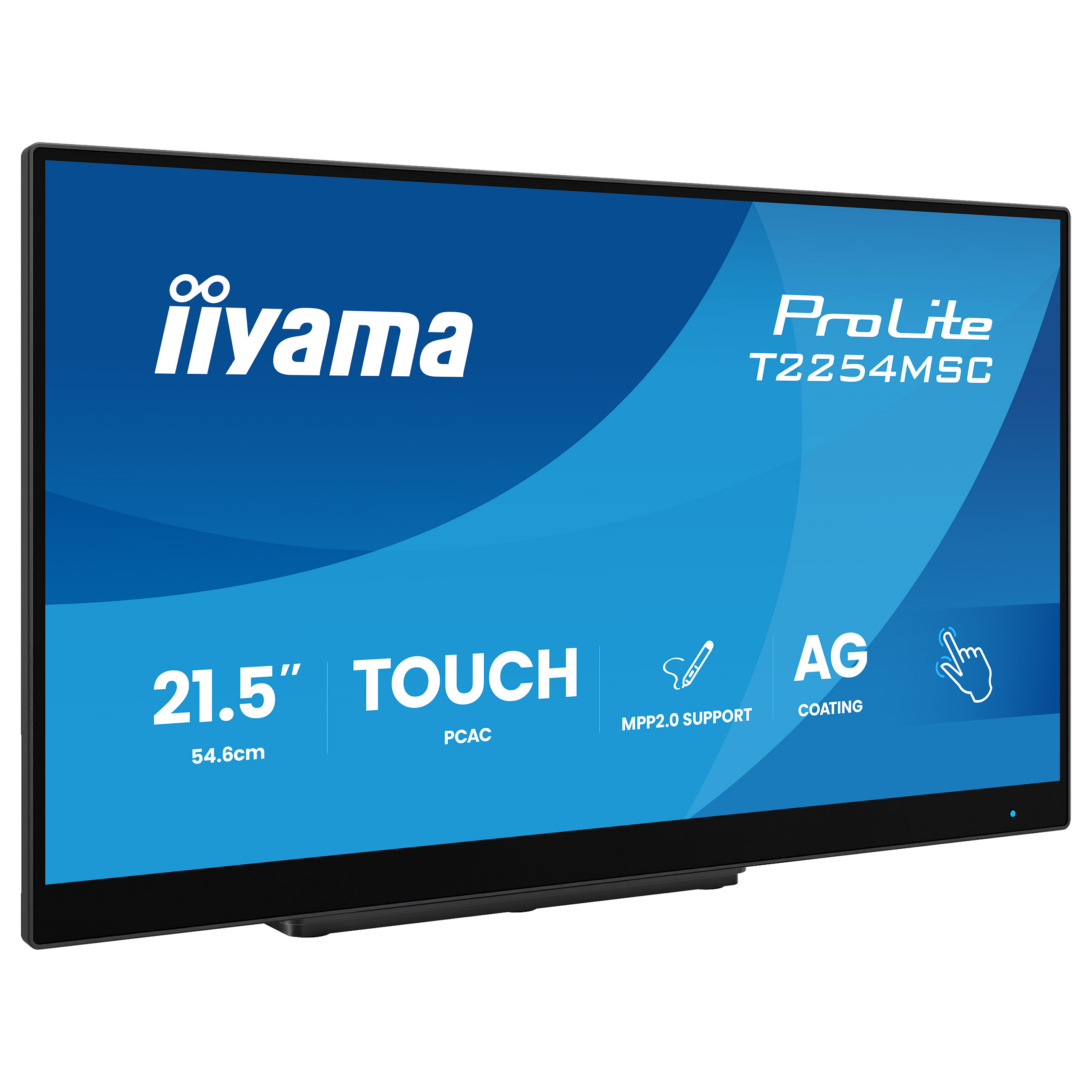 Monitor IIYAMA T2254MSC-B2AG / 21.5" / Full HD IPS LED Touch / 100 Hz / 4ms / USB + HDMI + DP - Zezë - 6