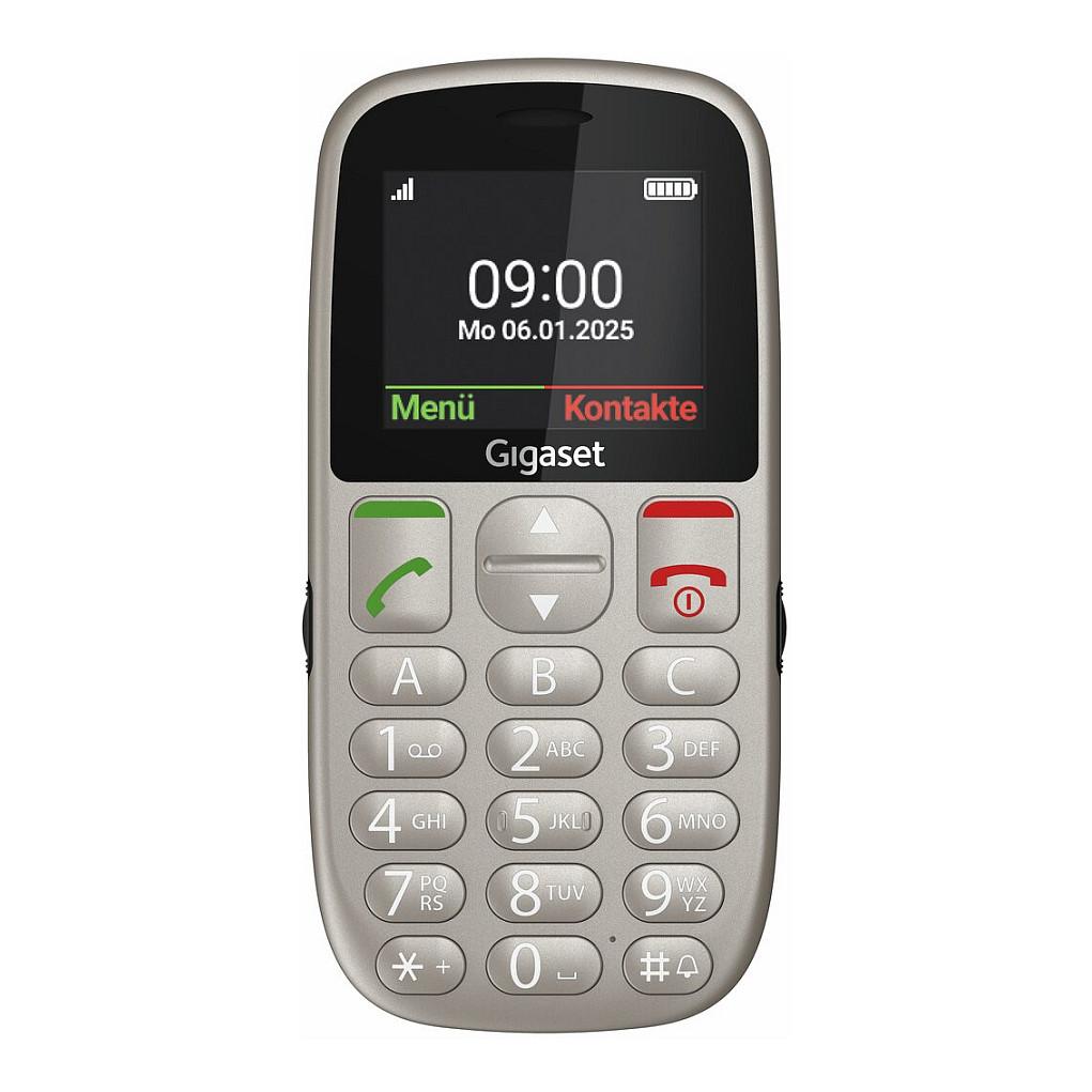 Telefon i Thjeshtë Gigaset GL395, 2G, 2.2" TFT, 800mAh, SOS - Zezë