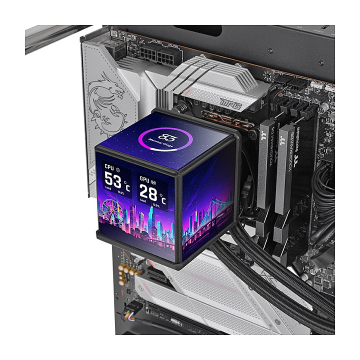 Ftohës për Procesor Thermaltake MINECUBE 360 Ultra AIO / ARGB / Fan – Zezë - 2