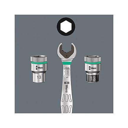 Set Veglash Wera Kraftform Kompakt W 2 Maintenance, 35 Copë, VDE, 1/4" - Zezë/Kuqe - 6