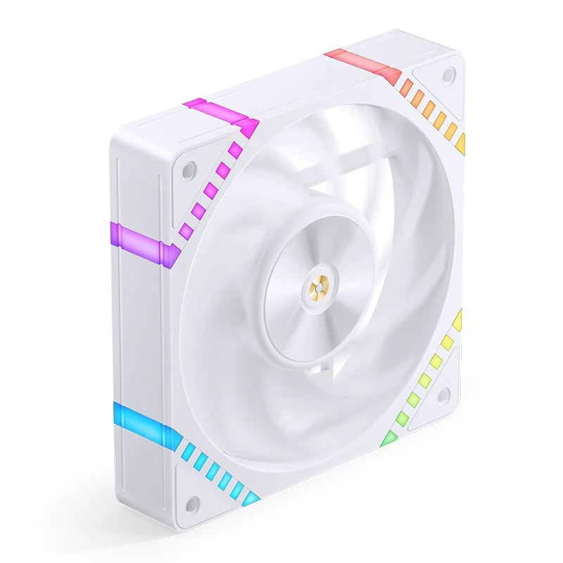 Ftohës për Kasë Jonsbo HF2-120W / 120mm / 800-2200 RPM / ARGB / PWM – Bardhë - 1