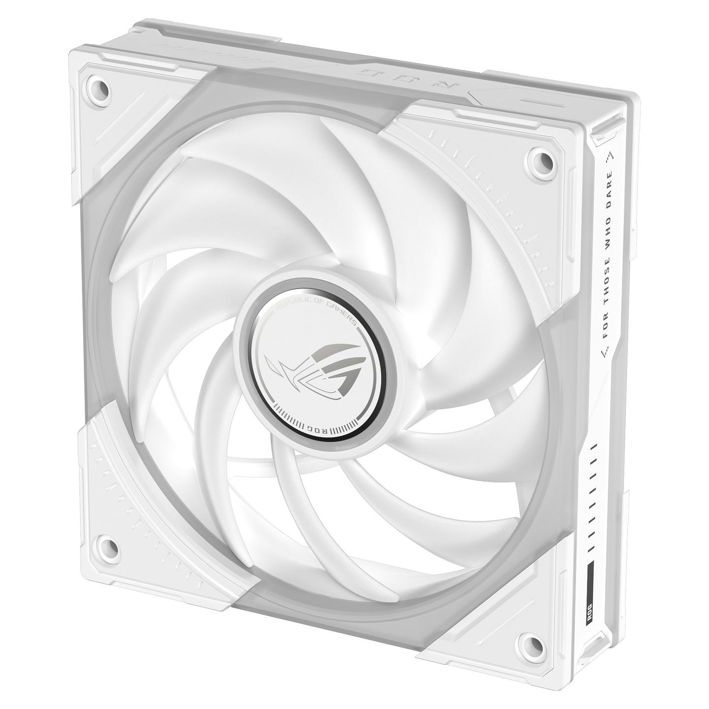Ftohës për Kasë ASUS ROG Eurux GR120 ARGB, 120mm, PWM, 2600 RPM, 85 CFM, ARGB - Bardhë - 8