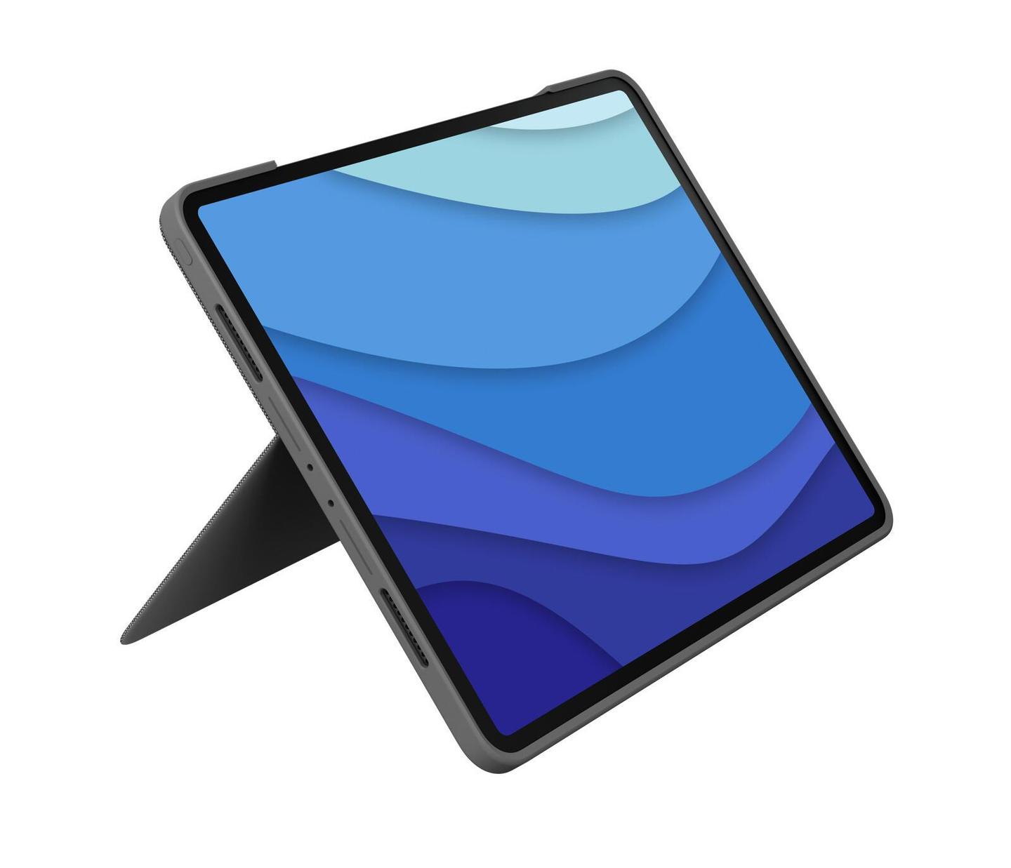 Aksesorë për tablet Logitech Combo Touch iPad Pro / 920-010208 / 12.9" / QWERTZ DE / Trackpad / Backlit / Smart Connector – Gri - 2