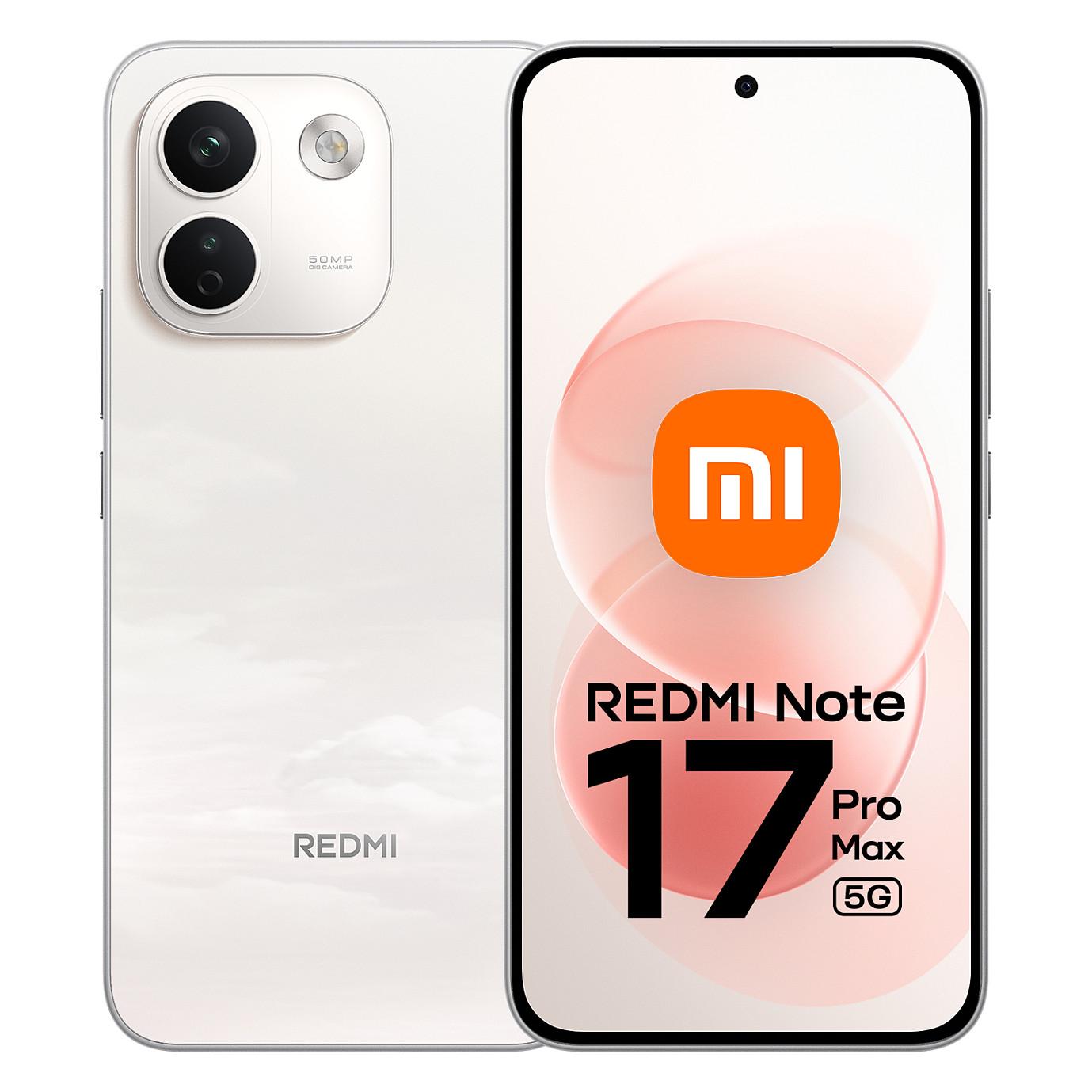 Telefon Xiaomi Redmi Note 17 Pro Max 5G, 6.83", 8GB, 256GB, Snapdragon 6 Gen 5, Dual SIM, 5G - Bardhë/Rozë