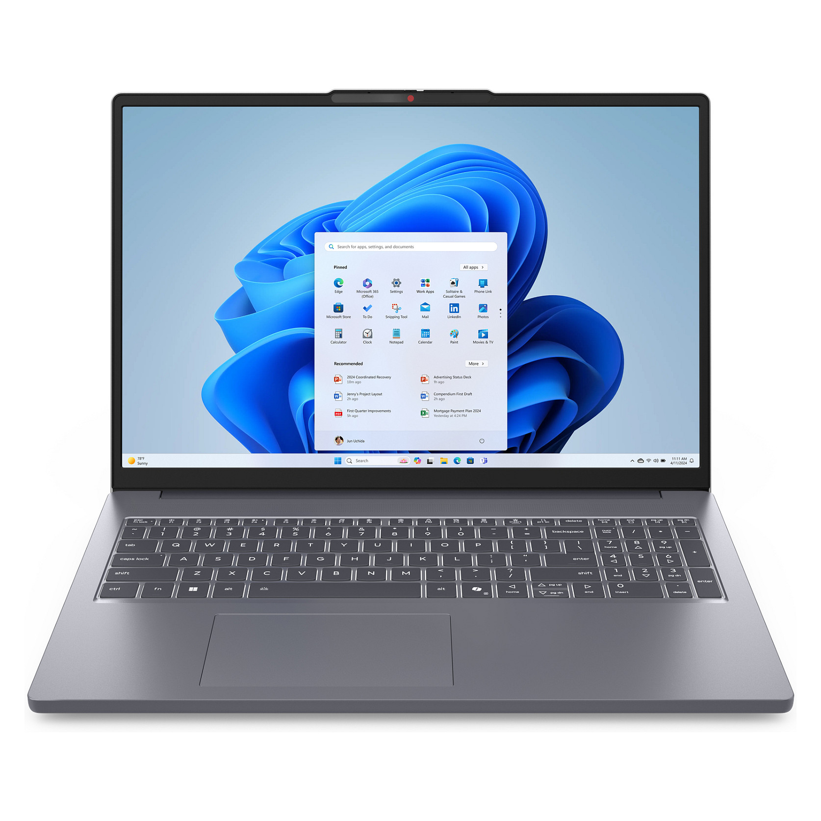 Laptop Lenovo IdeaPad Slim 3 16ARP10 / Ryzen 7 170 / 16GB DDR5 / 512GB / 16" WUXGA IPS 60Hz / AMD Radeon 680M - Hiri - 1
