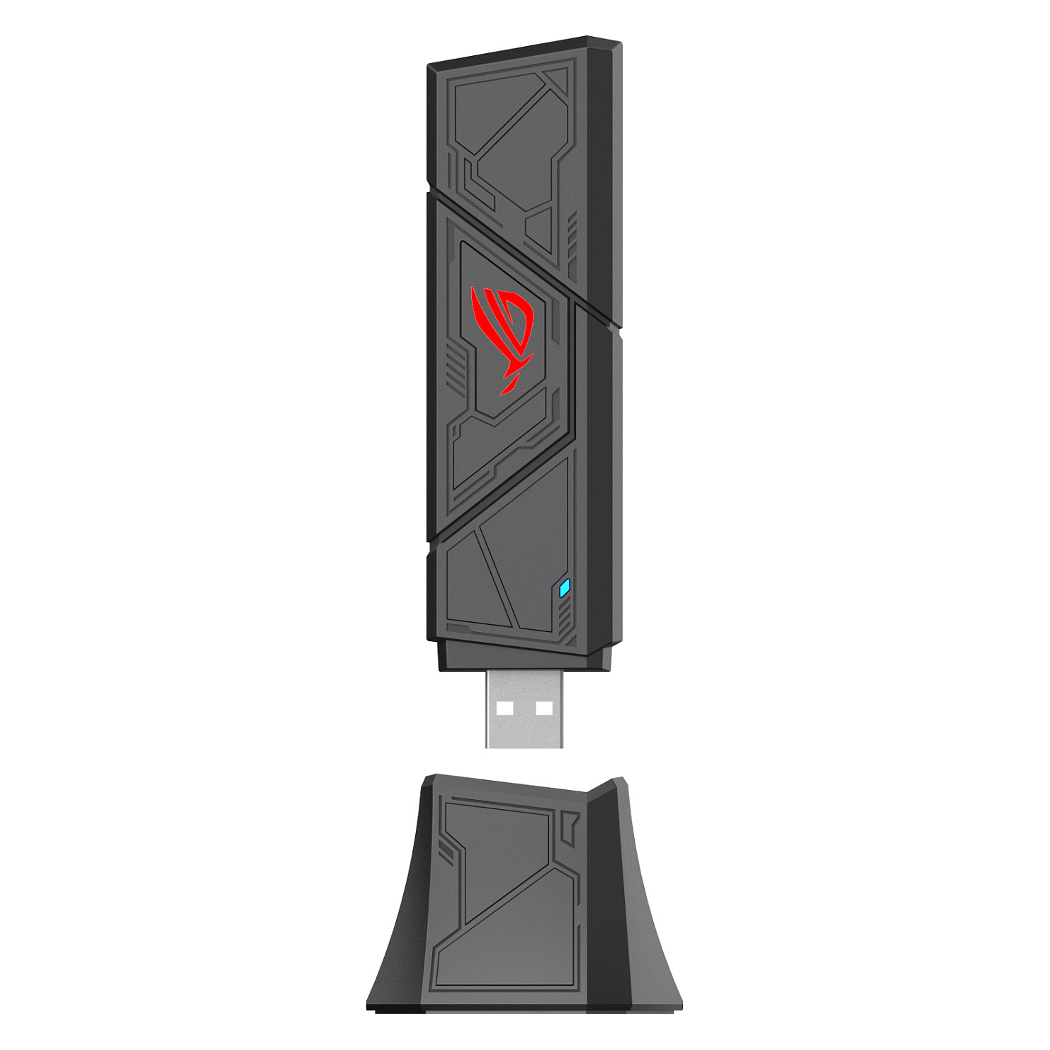 ASUS ROG USB-BE92 BE6500 Wi-Fi 7 Tri-Band USB Adapter – 6500Mbps, 2×2×2, 6GHz, MLO, USB Type-A/Type-C - 2
