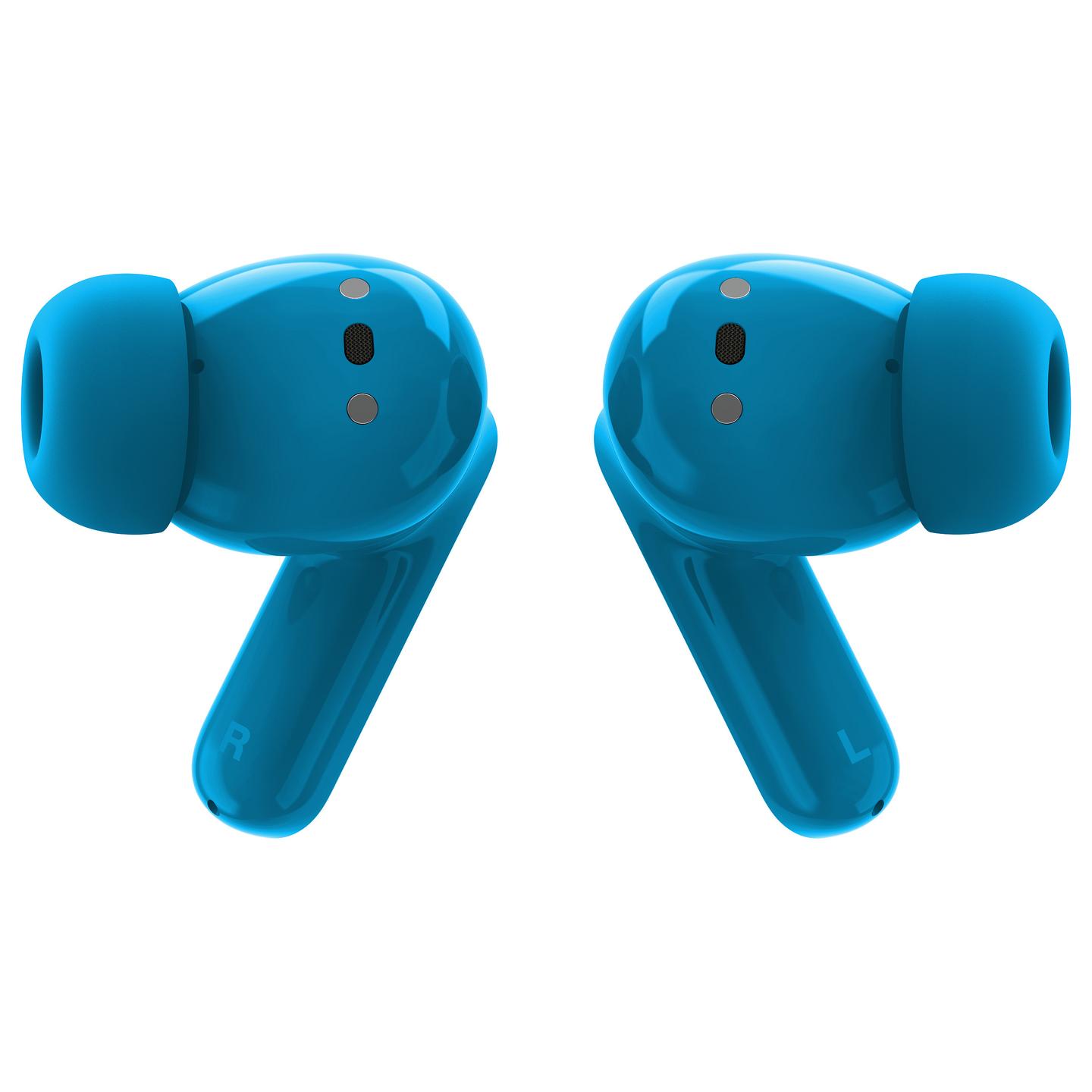 Kufje pa kabllo Motorola moto buds bass / TWS / Bluetooth 5.3 / 12.4mm / Dynamic ANC / Hi-Res Audio / 3 Mikrofona - Blu
