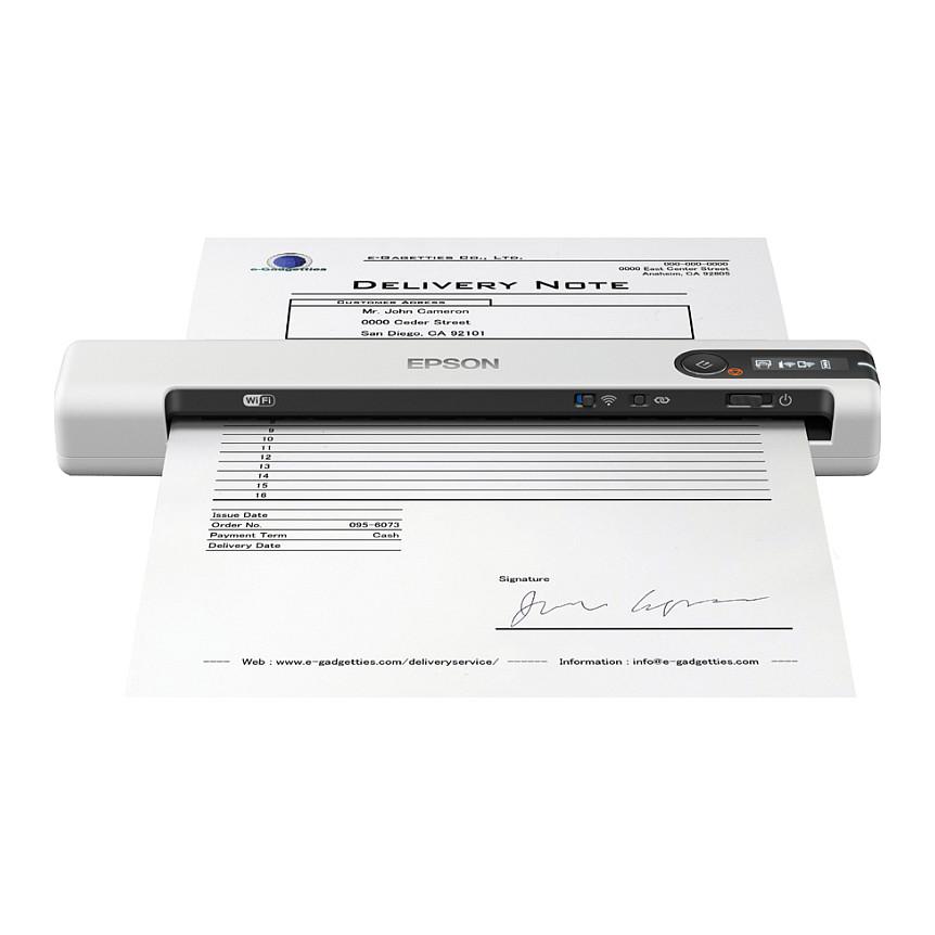 Skaner Epson WorkForce DS-80W, A4, 600dpi, 15ppm, Wi-Fi, USB - Bardhë - 2