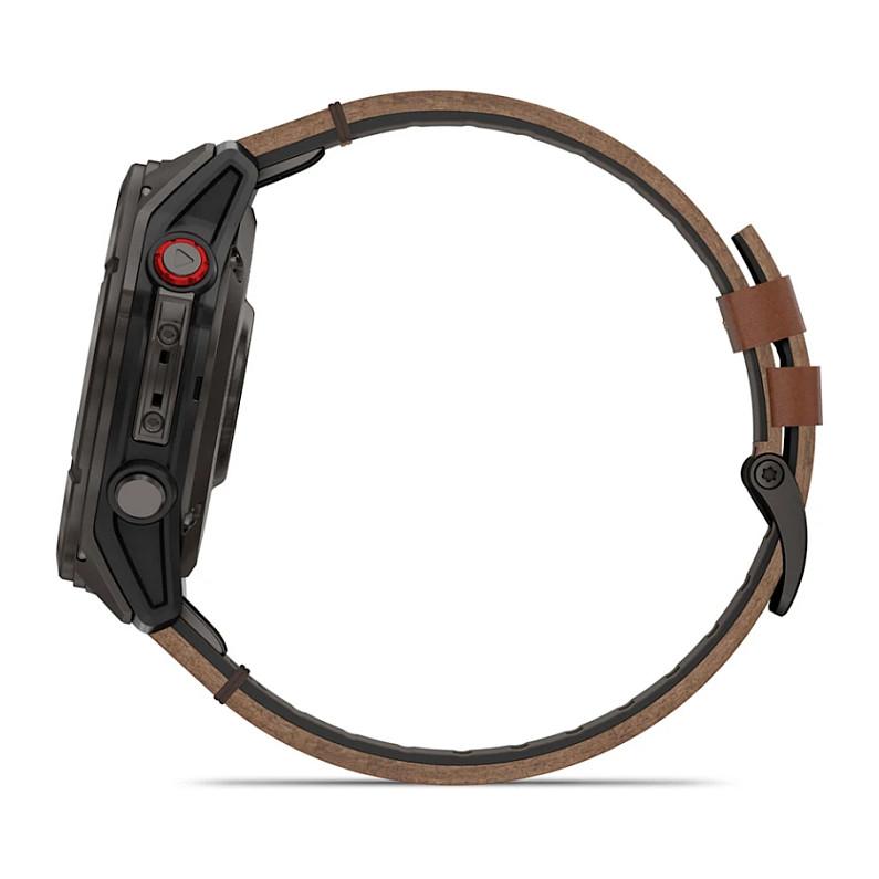 Orë e mençur Garmin fēnix 8 Pro, 51 mm, AMOLED, Sapphire, GPS Multi-Band, LTE, Satelit, 32GB – Gri/Kafe - 7