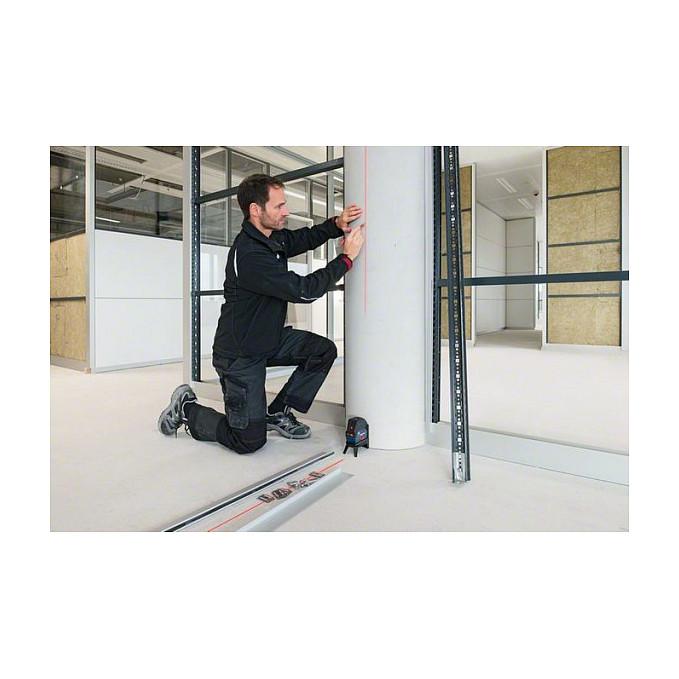 Laser Kombinues Bosch Professional GCL 2-50 C, 2 Vija, 2 Pika, 20m, 50m me Marrës, ±0.3mm/m - Blu/Zezë - 3