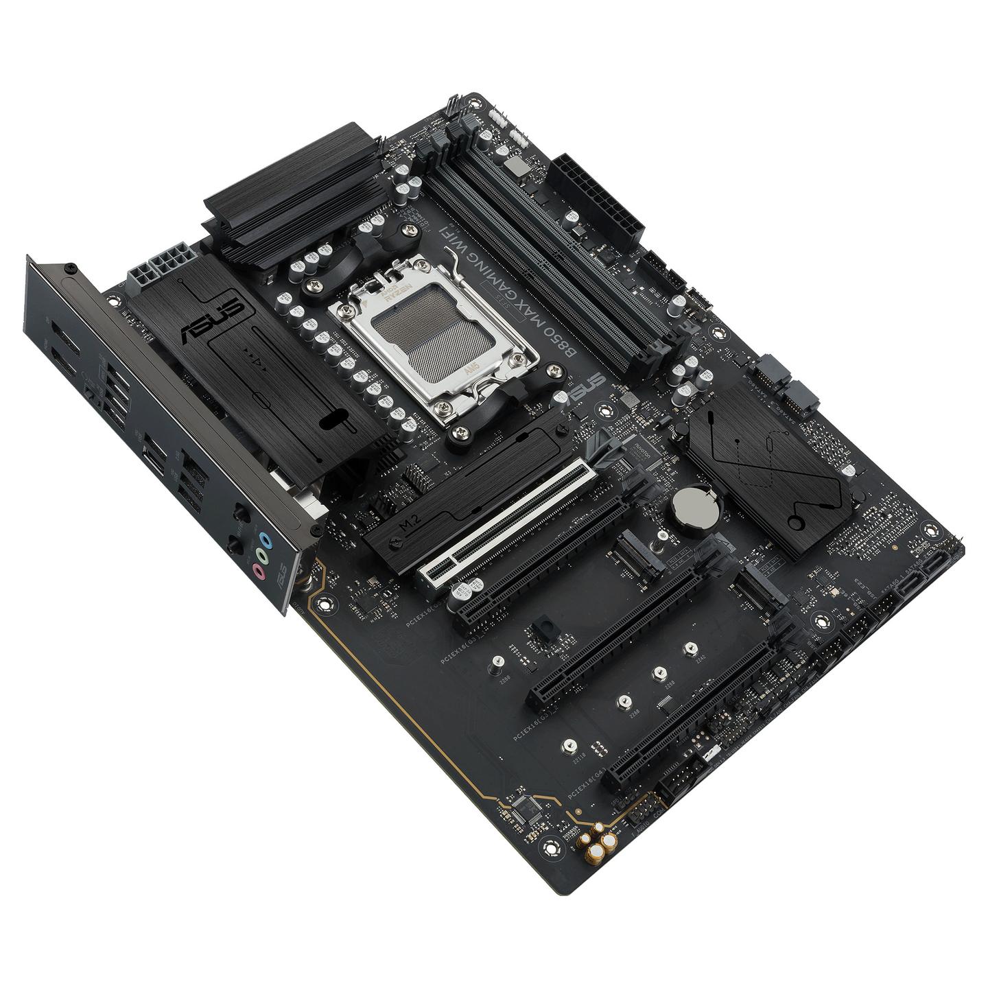 Pllakë Amë MB AMD ASUS B850 MAX GAMING WIFI, AM5, B850, DDR5, ATX, Wi-Fi 6E, Bluetooth 5.4, 2.5GbE LAN, HDMI, DisplayPort - 7