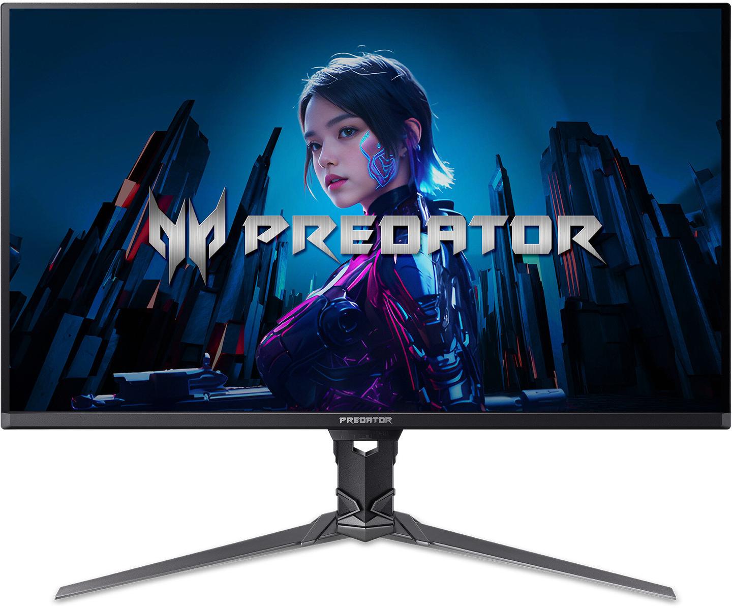 Monitor Gaming Acer Predator X32 X5 / 31.5" / 4K UHD QD-OLED / 240 Hz / 0.01 ms / 2x HDMI + DisplayPort + USB-C - Zezë