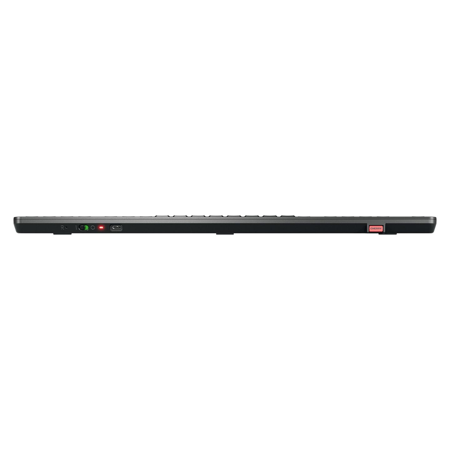 Tastierë pa kabllo CHERRY Stream Keyboard Ultimate / USB + 2.4 GHz + Bluetooth 5.2 / Full-Size / QWERTY / US / Backlit - Zezë - 3