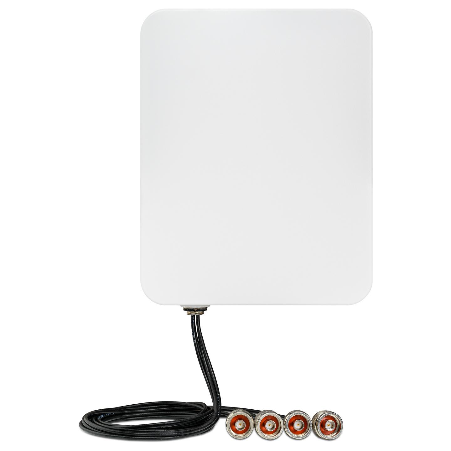 Antena për rrjet LANCOM AirLancer ON-QT60, Wi-Fi 2.4/5/6GHz, 7dBi, 4x4 MIMO, Direksionale, 4x N-Type, 60° - Hiri