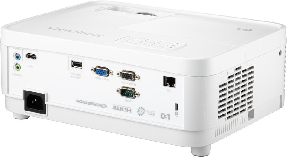 Projektor ViewSonic LSD300W-ST, WXGA, DLP, 3300 ANSI Lumen, Short Throw, HDMI, VGA, USB, 16:10 - Bardhë - 2