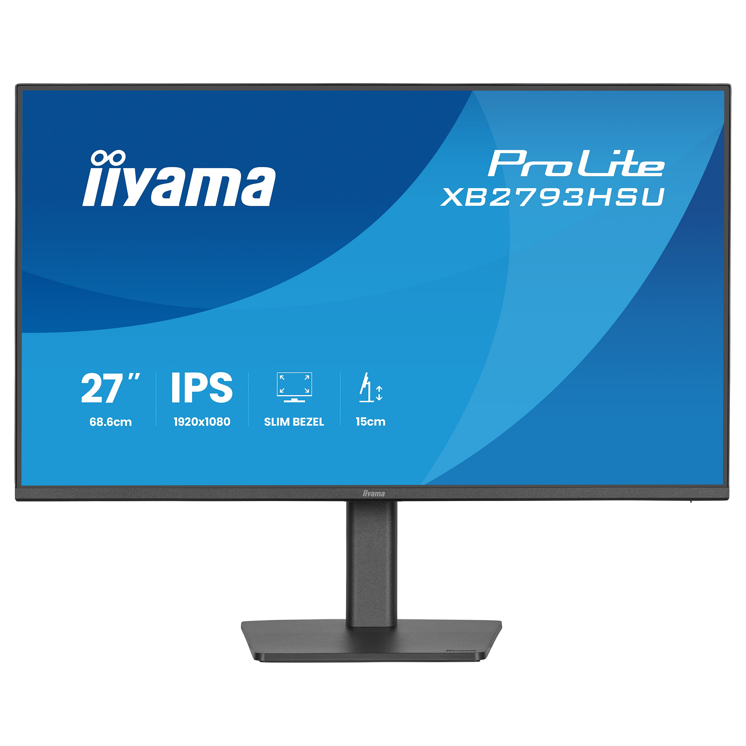 Monitor iiyama ProLite XB2793HSU-B1/ 27"/ Full HD IPS LED / 120Hz / 1ms / HDMI+DP - Zezë - 2
