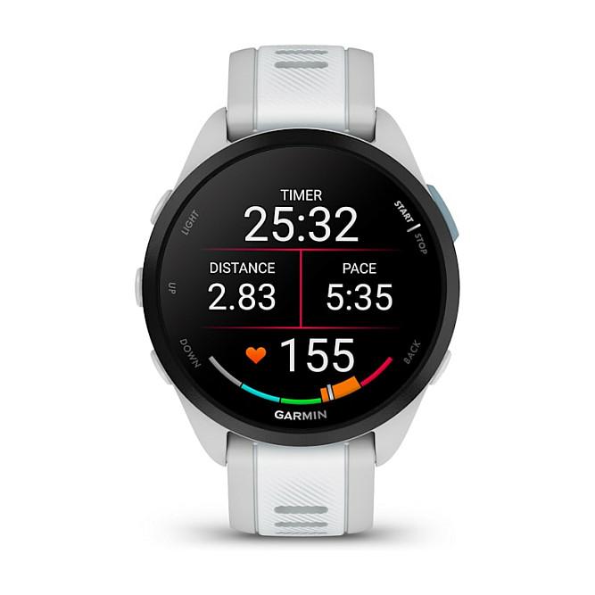 Orë e Mençur Garmin Forerunner 165 Music, 1.2", AMOLED, GPS, Bluetooth, Music - Gri, Bardhë - 2