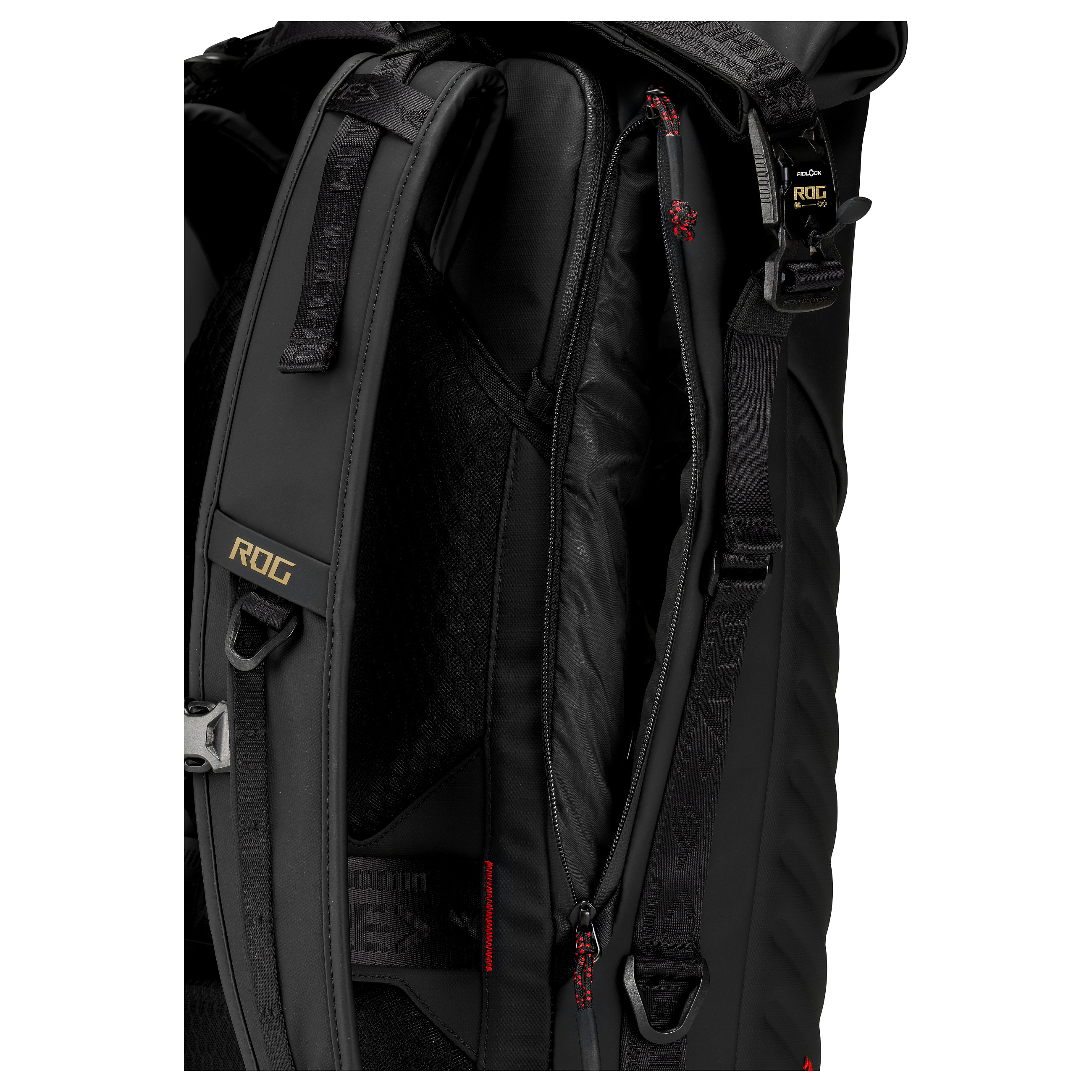 Çantë ASUS ROG SLASH Edition 20 / 18" / 26L / Roll-Top / FIDLOCK / Water-Repellent - Zezë - 4