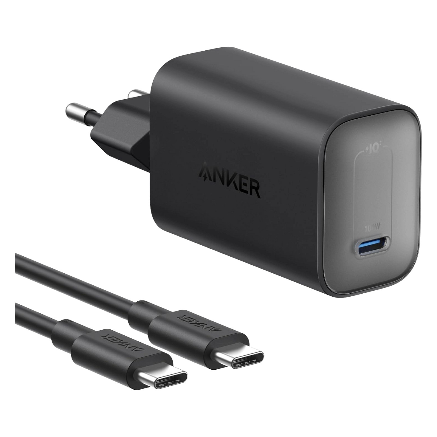 Karikues Anker Nano B2679G11 / 100W / GaN / USB-C + Kabllo USB-C 1.8m – Zezë