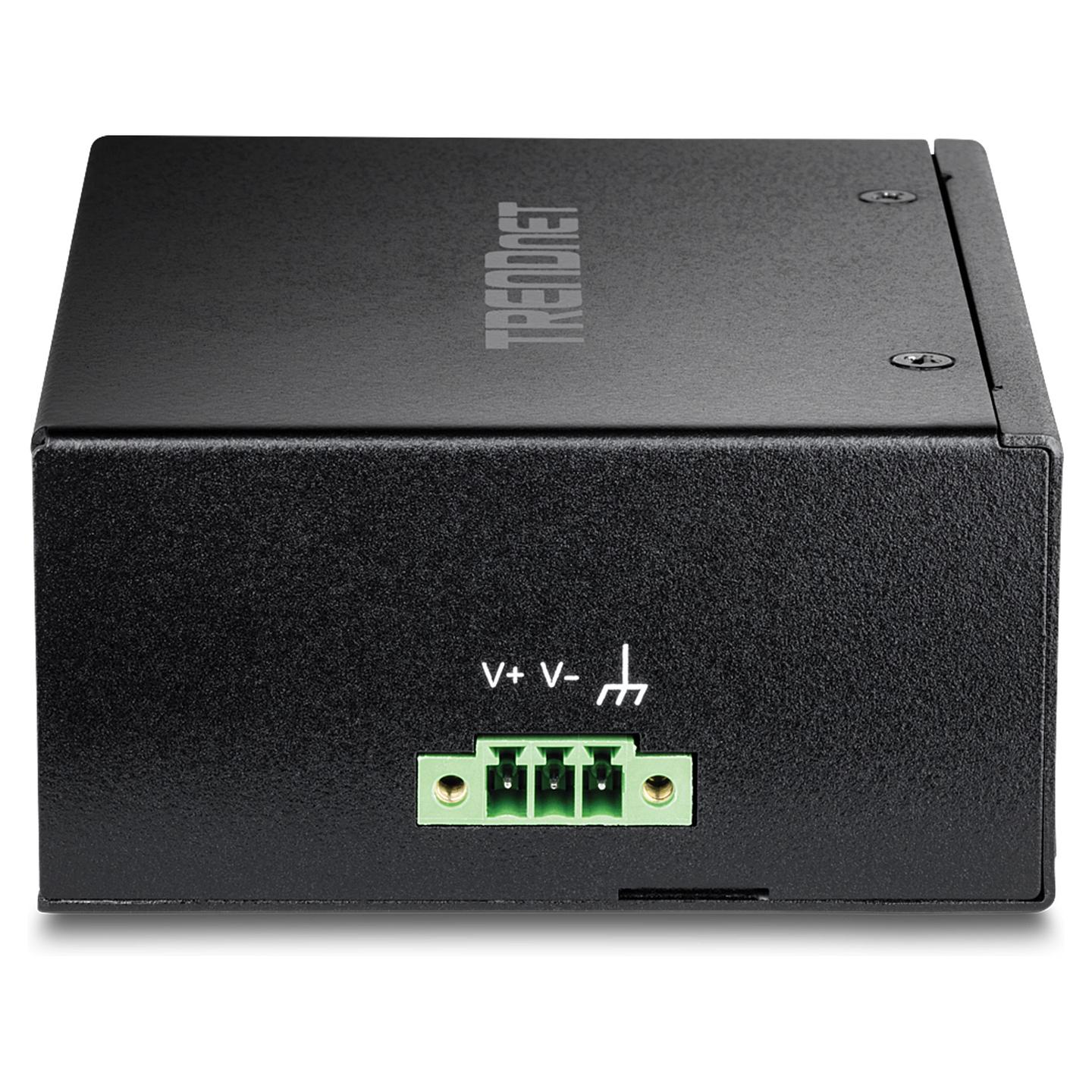 Switch Industrial TRENDnet TI-ELC80, 8 Porta Fast Ethernet 10/100Mbps, Switching Capacity 1.6Gbps, IP50, Fanless, DIN-Rail - Zezë - 4