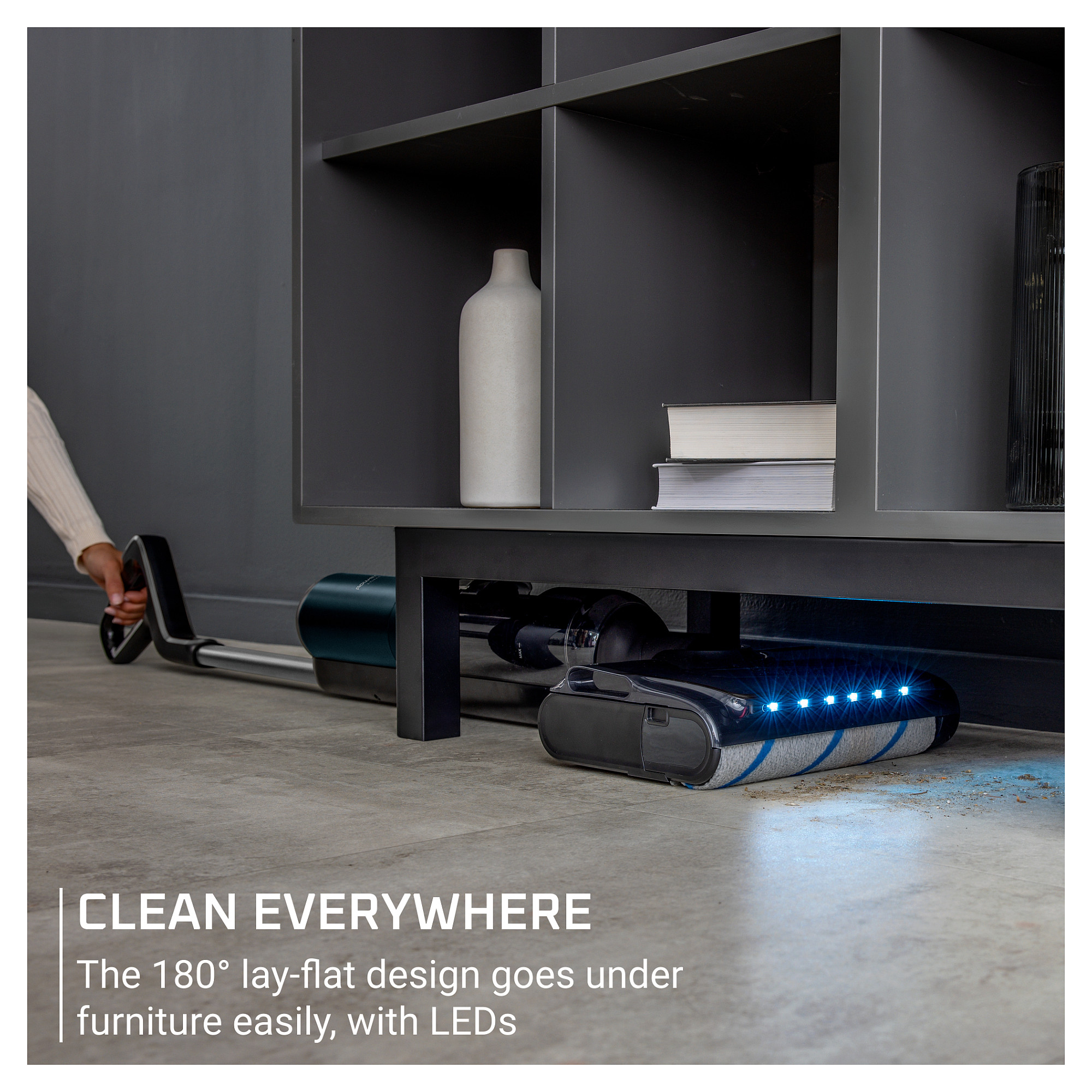 Fshesë Robotike Rowenta X-Clean 7 (wet & dry vacuum robot) - Blu e errët / Krom - 6