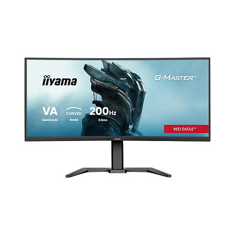 Monitor Gaming iiyama G-MASTER GCB3484WQSU-B2 / 34" / UWQHD VA Curved / 180Hz / 0.4ms / HDMI+DP - Zezë