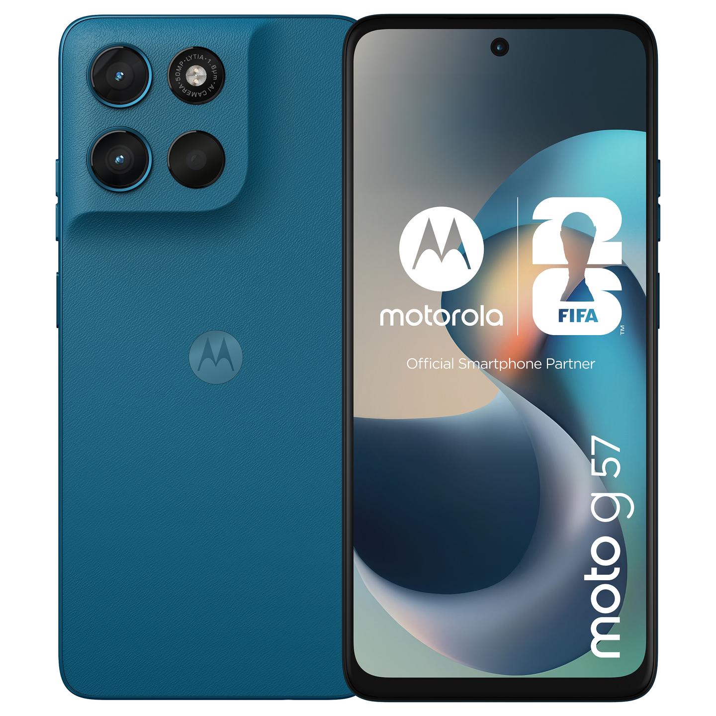 Telefon Motorola Moto G57 5G, 6.72", LCD, 120Hz, 8GB, 256GB, Snapdragon 6s Gen 4, Dual SIM, 5G - Gjelbër