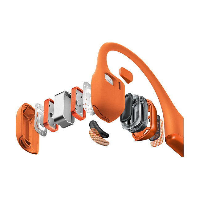 Kufje pa kabllo Shokz OpenRun Pro 2 Wireless Bone Conduction Headphones - Portokalli - 4
