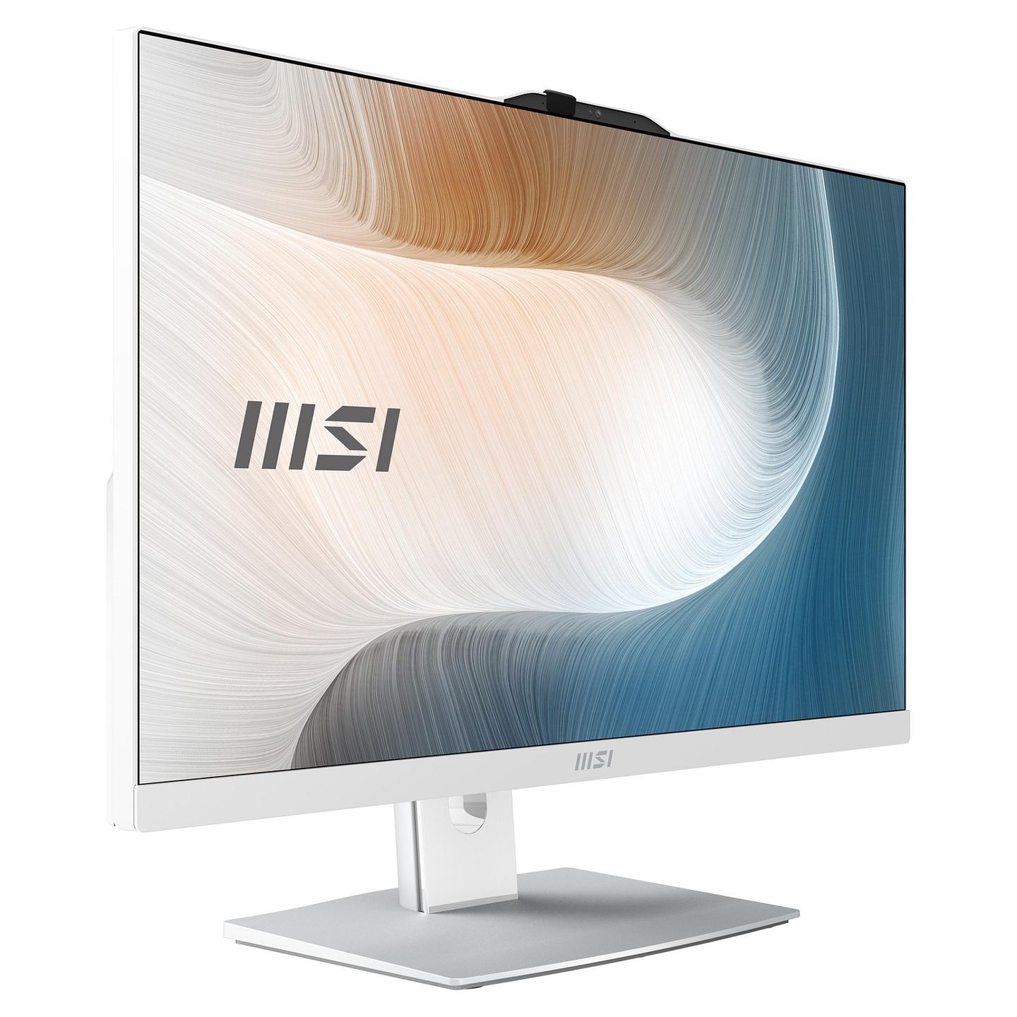 AIO MSI Modern AM242P 1M-2097EU, Core 7 150U, 16GB DDR5, 512GB, 23.8" FHD IPS, Intel Graphics, Maus - Bardhë - 10