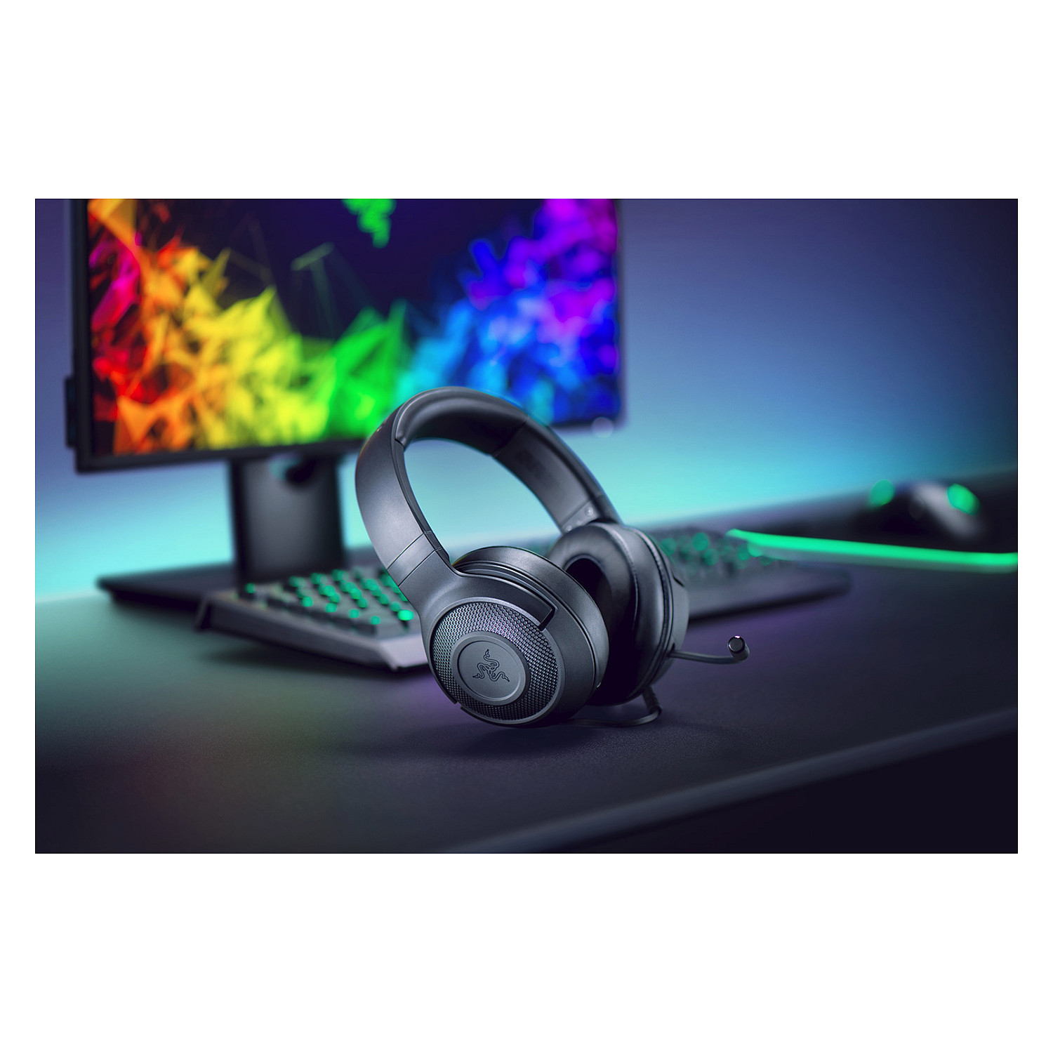 Kufje Razer Kraken X Lite Gaming Headset overear wired black - 3