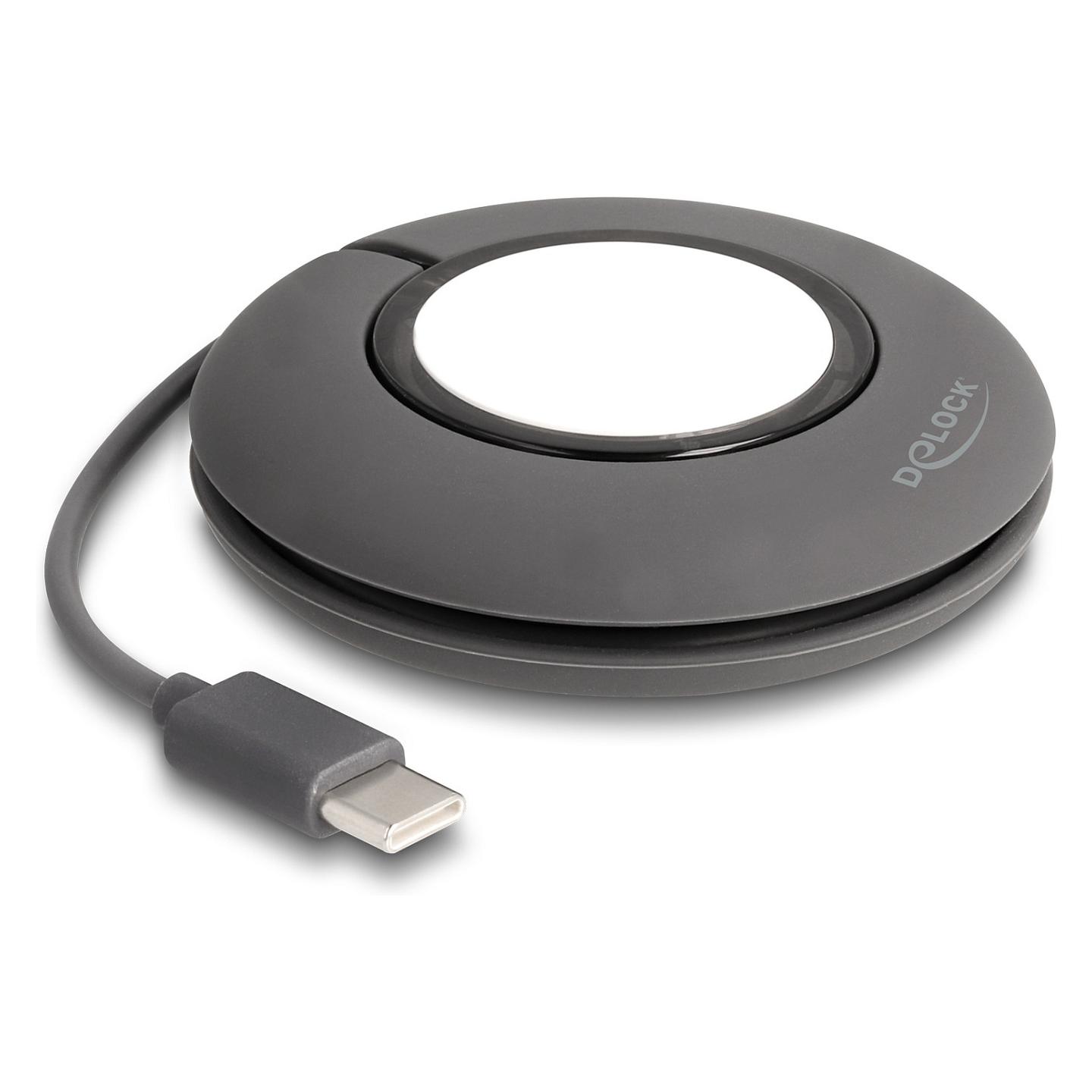 Kabllo karikimi DeLOCK 83019 për Apple Watch, USB Type-C mashkull, karikim magnetik pa tela, 2,5 W, 1 m - Hiri