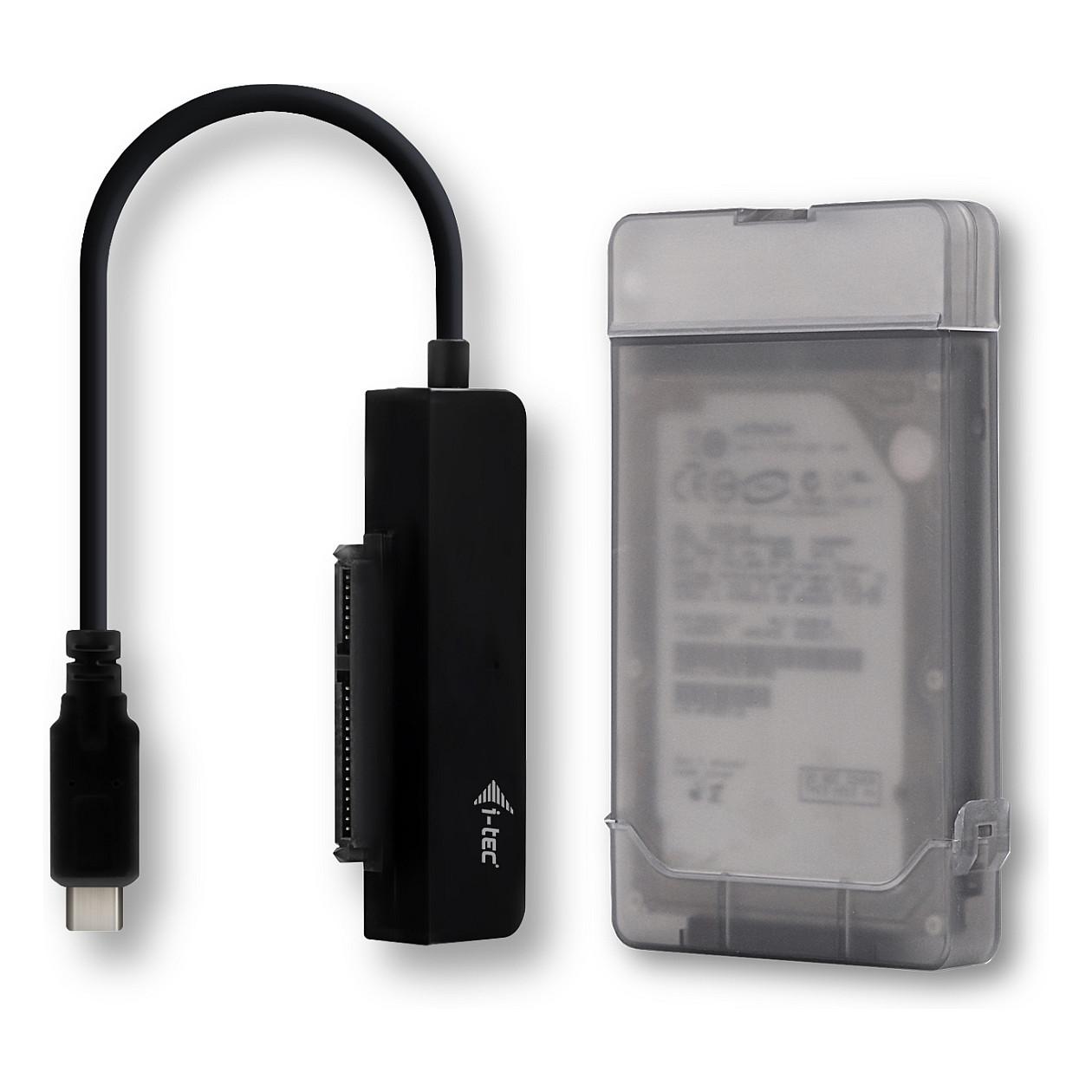 Këllëf për Disqe i-tec C31MYSAFEU313, 2.5", SATA, USB-C 3.2 Gen 2, 10Gbps - Zezë - 4