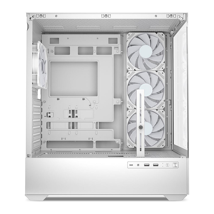 Kasë Sharkoon AK6 RGB ATX 1xGlass - Bardhë - 5