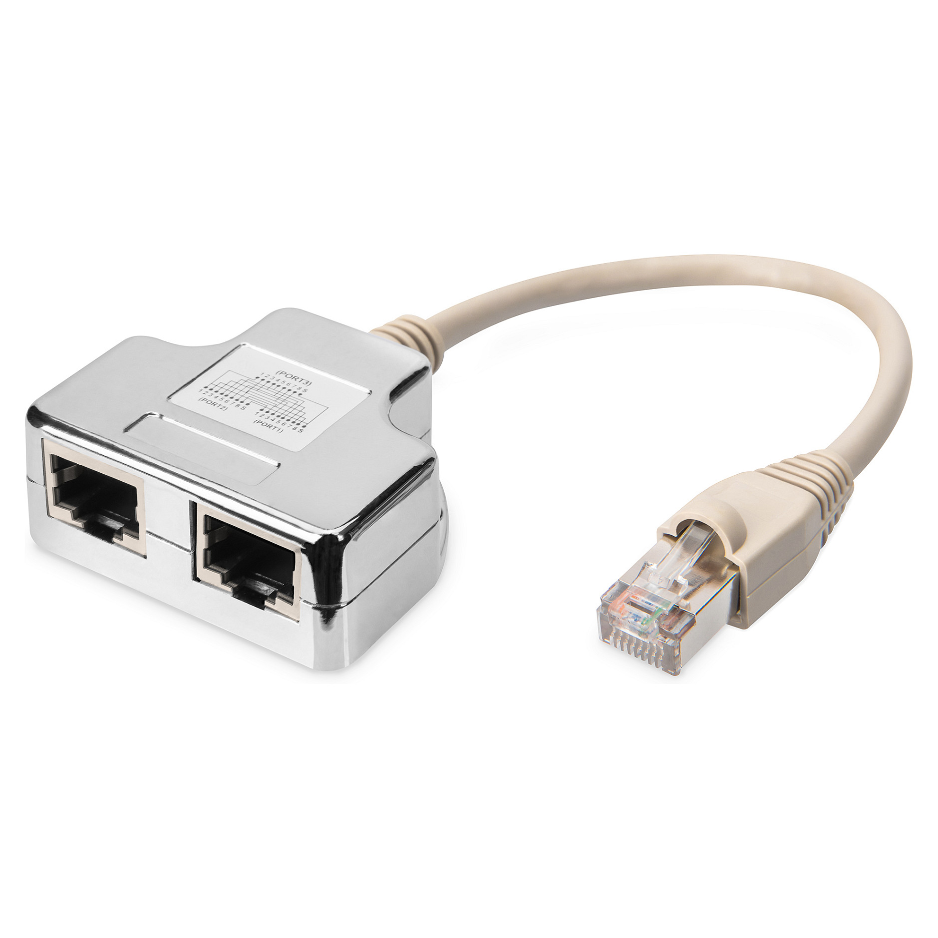 Aksesorë për rrjet DIGITUS / Patch cable Adapter / Cat5e / 1:1 - 1