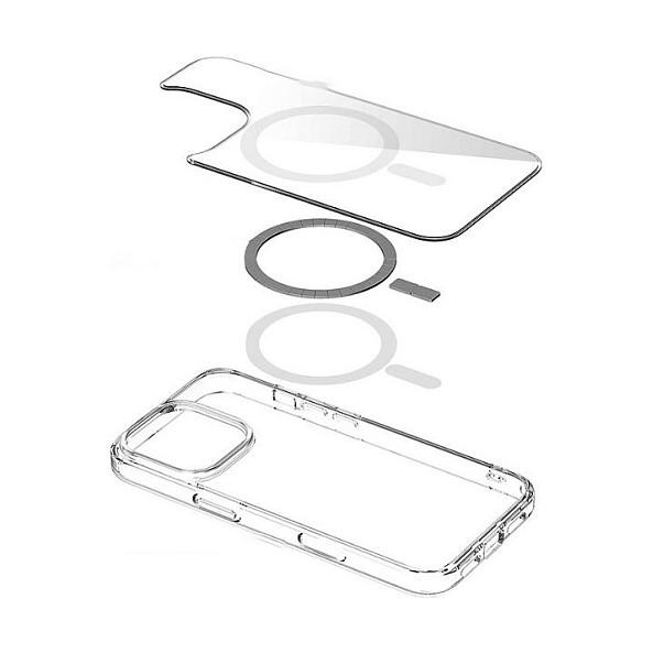 Aksesor për Telefon eSTUFF INFINITE OSLO / iPhone 16 Pro / Magnetic Hybrid - Transparent - 8
