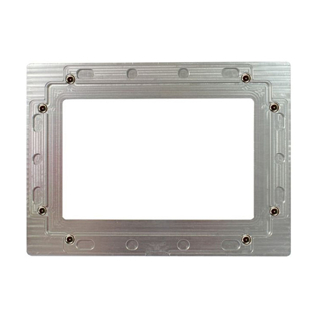 ALLNET 12 Inch Touch Display Tablet Silver Wide Bezel – Broad Mounting Frame Cover for Wall Installation - 2