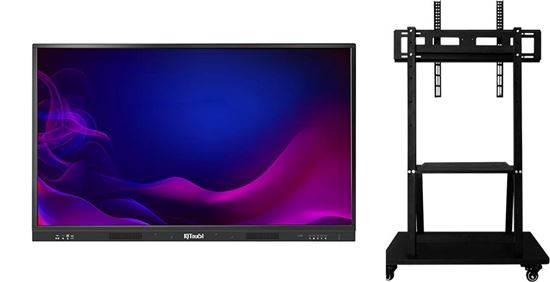 Mbajtëse për ekran IQ Board Mobile stand for TB1000 / 55″-86″/ max 175kg – Zezë - 2